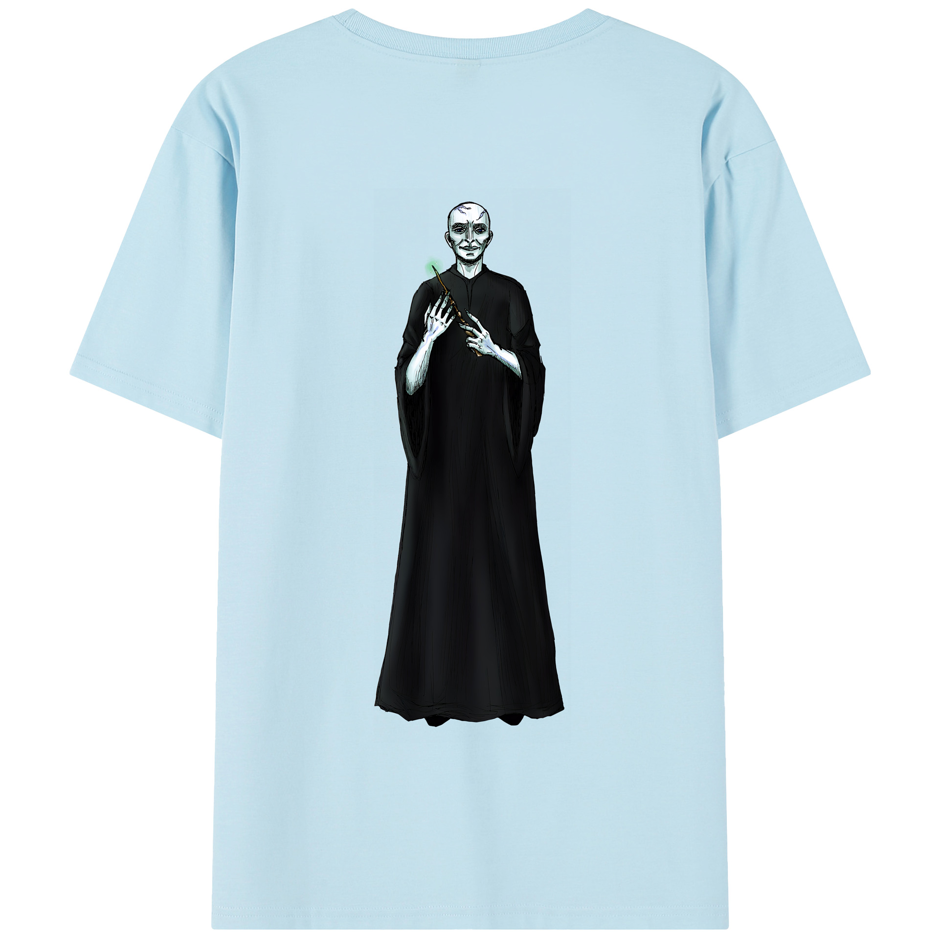 （画像用） Harry Potter ハリー・ポッターシリーズ 綿100％半袖Tシャツ（背面プリント）